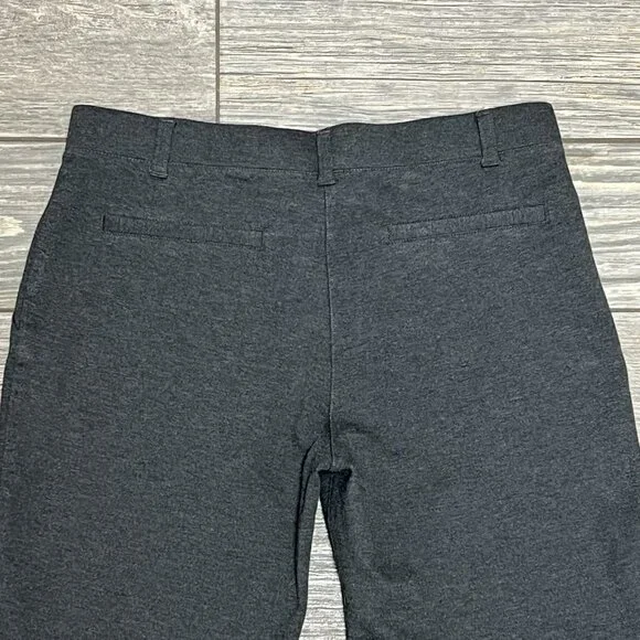 Quince Career Pant Charcoal Grey Women Small Stretch Pull On 28 Waist Wide Leg - Picture 5 of 11